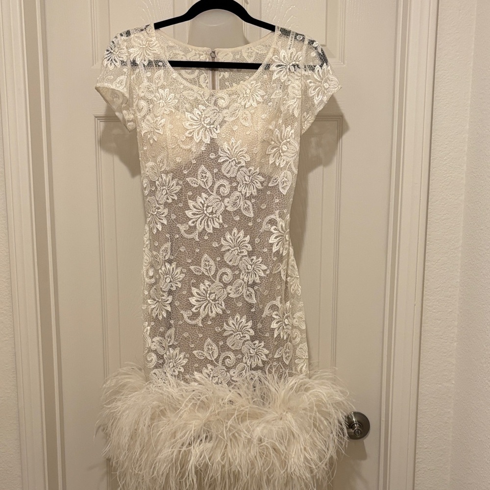 Melanie Harris Bridal/Reception gown. Featured on Brides of Beverly Hills.
